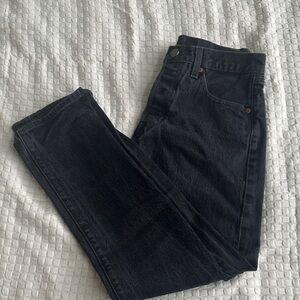 Levi's Men's Straight Black Jeans